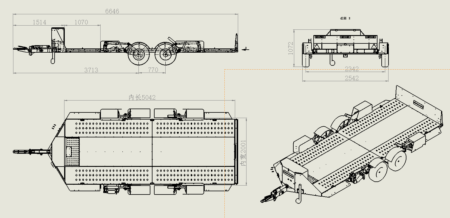 甲板拖车 甲板拖车