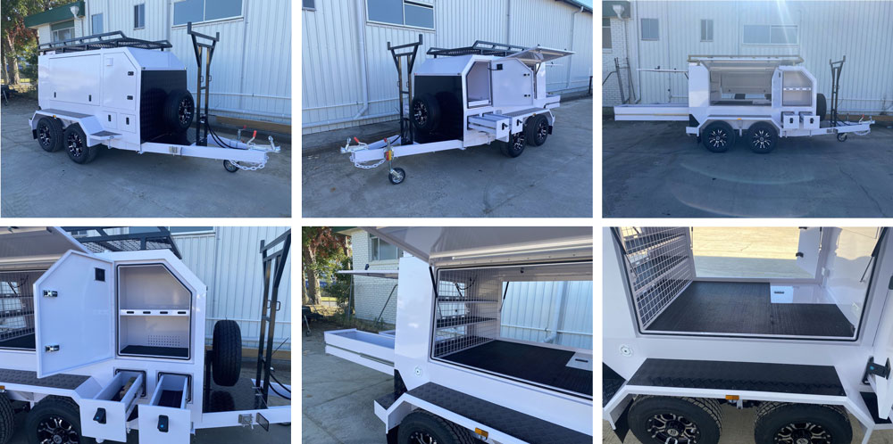 双轴大型商人拖车 双轴大型商人拖车